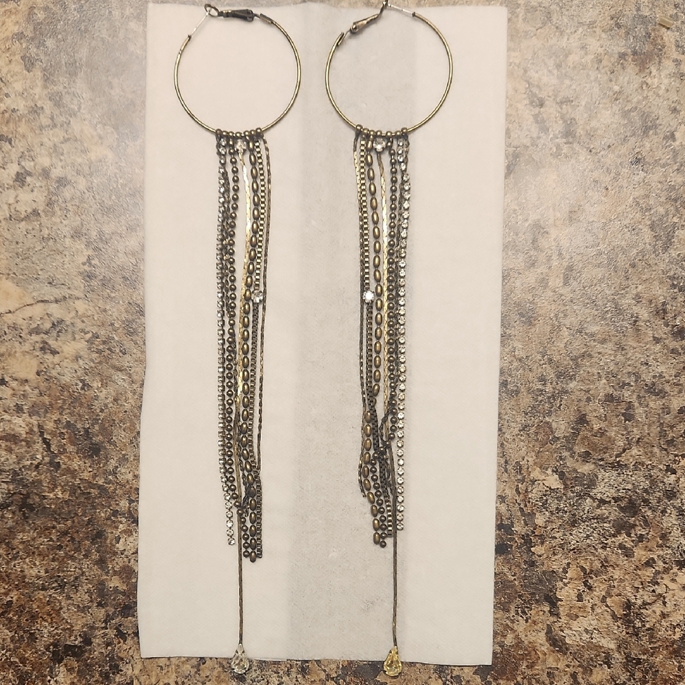Chain Hoop Earrings
